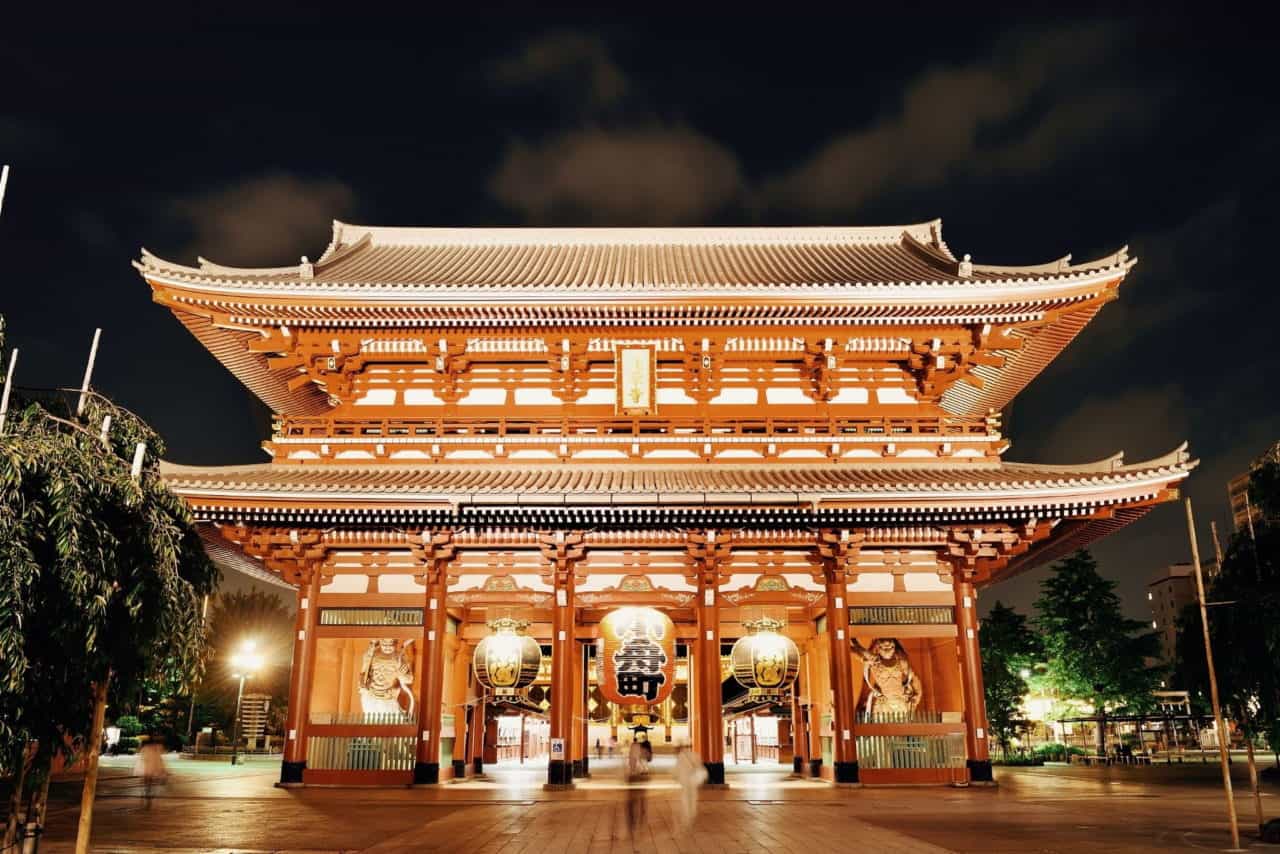 Sensoji temple Tokyo Japan