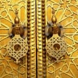 Palace doors in Morocco