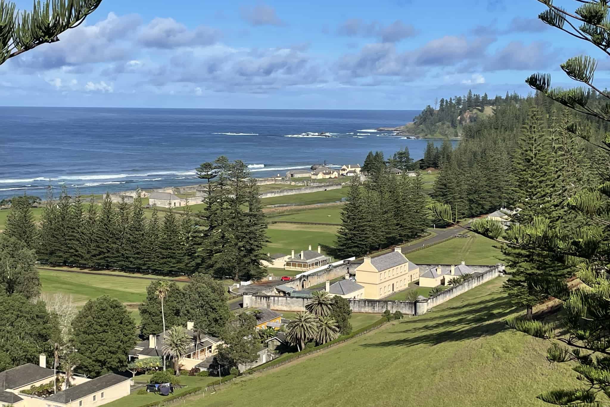 Norfolk Island view over Kingston