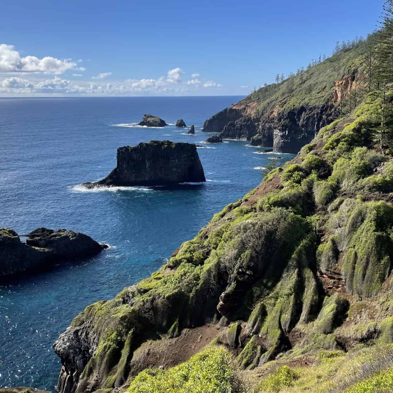 Rugged coastline of Norfolk Island