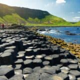 Stones of Giants Causeway in Ireland
