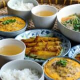 Vietnamese banquet with choice of dishes