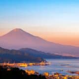 Shimizu with view of Mt Fuji, Japan